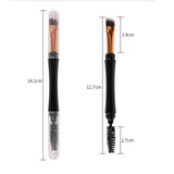 Maxbell Professional Eyebrow Brush Brow Shaping Blending Angled Eyelash Brush Makeup