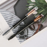 Maxbell Professional Eyebrow Brush Brow Shaping Blending Angled Eyelash Brush Makeup