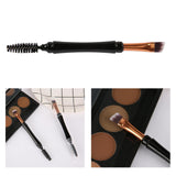 Maxbell Professional Eyebrow Brush Brow Shaping Blending Angled Eyelash Brush Makeup