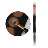 Maxbell Professional Eyebrow Brush Brow Shaping Blending Angled Eyelash Brush Makeup