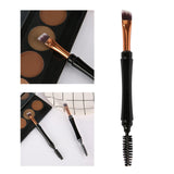 Maxbell Professional Eyebrow Brush Brow Shaping Blending Angled Eyelash Brush Makeup