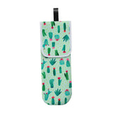 Maxbell Travel Water-resistant Curling Iron Holder Cover Bag Carrying Green
