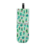 Maxbell Travel Water-resistant Curling Iron Holder Cover Bag Carrying Green
