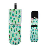 Maxbell Travel Water-resistant Curling Iron Holder Cover Bag Carrying Green