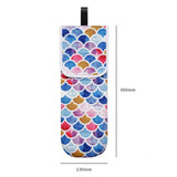 Maxbell Travel Water-resistant Curling Iron Holder Cover Bag Carrying Purple