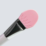 Maxbell Double-headed Silicone Flexible Facial Mask Brushes for Face Smeared Clay pink