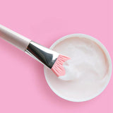 Maxbell Double-headed Silicone Flexible Facial Mask Brushes for Face Smeared Clay pink