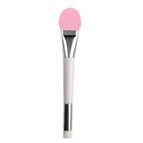 Maxbell Double-headed Silicone Flexible Facial Mask Brushes for Face Smeared Clay pink