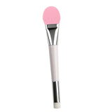 Maxbell Double-headed Silicone Flexible Facial Mask Brushes for Face Smeared Clay pink