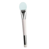 Maxbell Double-headed Silicone Flexible Facial Mask Brushes for Face Smeared Clay blue