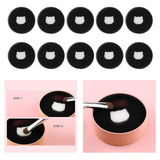 Maxbell Makeup Brush Cleaner Sponge DryBox Color Remover Switch 10 Cat Head sponges