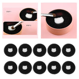 Maxbell Makeup Brush Cleaner Sponge DryBox Color Remover Switch 10 Cat Head sponges