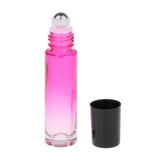 Maxbell 24pcs Roll on Glass Bottles Perfume Essential Oil Bottle Travel Gradient