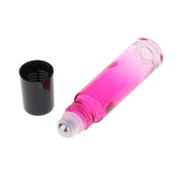 Maxbell 24pcs Roll on Glass Bottles Perfume Essential Oil Bottle Travel Gradient