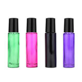 24pcs Roll on Glass Bottles Perfume Essential Oil Bottle Travel Color