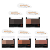 Maxbell Women Adjustable Instant Eyebrow Powder Brow Shape Set Stamp
