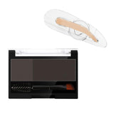 Maxbell Women Adjustable Instant Eyebrow Powder Brow Shape Set Powder 01 and Stamp