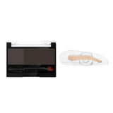Maxbell Women Adjustable Instant Eyebrow Powder Brow Shape Set Powder 01 and Stamp