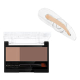 Maxbell Women Adjustable Instant Eyebrow Powder Brow Shape Set Powder 03 and Stamp