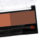 Maxbell Women Adjustable Instant Eyebrow Powder Brow Shape Set Powder 04 and Stamp