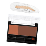 Maxbell Women Adjustable Instant Eyebrow Powder Brow Shape Set Powder 04 and Stamp