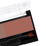 Maxbell Women Adjustable Instant Eyebrow Powder Brow Shape Set Powder 05 and Stamp