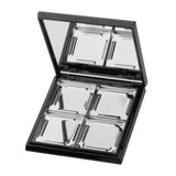Maxbell 4 Grids Empty Eye Shadow Case Tray with Mirror Travel for Women Girl Style 1