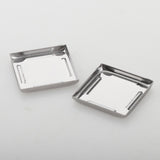 Maxbell 4 Grids Empty Eye Shadow Case Tray with Mirror Travel for Women Girl Style 1