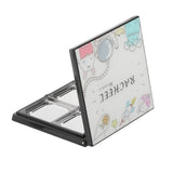 Maxbell 4 Grids Empty Eye Shadow Case Tray with Mirror Travel for Women Girl Style 1
