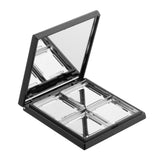 Maxbell 4 Grids Empty Eye Shadow Case Tray with Mirror Travel for Women Girl Style 1