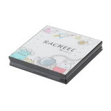 Maxbell 4 Grids Empty Eye Shadow Case Tray with Mirror Travel for Women Girl Style 1