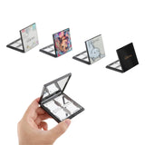 Maxbell 4 Grids Empty Eye Shadow Case Tray with Mirror Travel for Women Girl Style 1