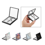 Maxbell 4 Grids Empty Eye Shadow Case Tray with Mirror Travel for Women Girl Style 1