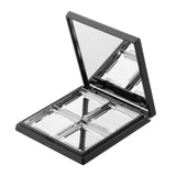 Maxbell 4 Grids Empty Eye Shadow Case Tray with Mirror Travel for Women Girl Style 1
