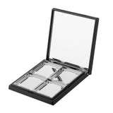 Maxbell 4 Grids Empty Eye Shadow Case Tray with Mirror Travel for Women Girl Style 1