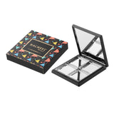 Maxbell 4 Grids Empty Eye Shadow Case Tray with Mirror Travel for Women Girl Style 1