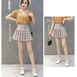 Women Lady Pleated Skirt High Waist Mini Tennis Skater Uniform Grey M