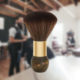 Maxbell Professional Wooden Hairbrush Haircut for Salon Barber Remove Hair Clippings Trumpet A