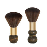 Maxbell Professional Wooden Hairbrush Haircut for Salon Barber Remove Hair Clippings Trumpet A