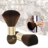 Maxbell Professional Wooden Hairbrush Haircut for Salon Barber Remove Hair Clippings Trumpet A