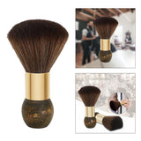 Maxbell Professional Wooden Hairbrush Haircut for Salon Barber Remove Hair Clippings Trumpet A
