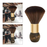 Maxbell Professional Wooden Hairbrush Haircut for Salon Barber Remove Hair Clippings Trumpet A