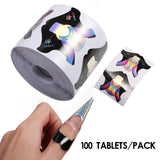 Maxbell Thickened UV Gel 100/300PCS Nails Extensions Paper for Nails Stencils Tools 100PCS