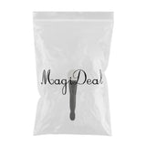 Maxbell Double-headed Man-made Fiber Mask Brushes Beauty Tool for Face Smeared Clay white hair black rod