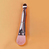 Maxbell Double-headed Man-made Fiber Mask Brushes Beauty Tool for Face Smeared Clay white hair black rod