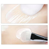 Maxbell Double-headed Man-made Fiber Mask Brushes Beauty Tool for Face Smeared Clay white hair black rod