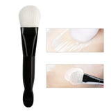 Maxbell Double-headed Man-made Fiber Mask Brushes Beauty Tool for Face Smeared Clay white hair black rod