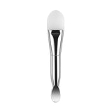 Maxbell Double-headed Man-made Fiber Mask Brushes Beauty Tool for Face Smeared Clay silicone silver rod