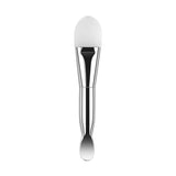 Maxbell Double-headed Man-made Fiber Mask Brushes Beauty Tool for Face Smeared Clay silicone silver rod