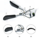 Maxbell Iron Eyelash Curling Humanized Handle Longlasting for All Eye Shapes Black